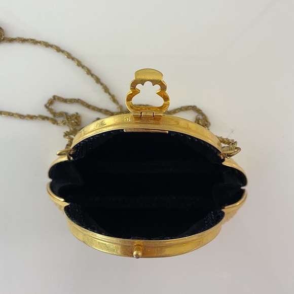 Small vintage gold clasp purse - Picture 3 of 4